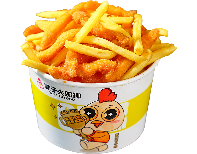 鸡柳二合一套餐桶